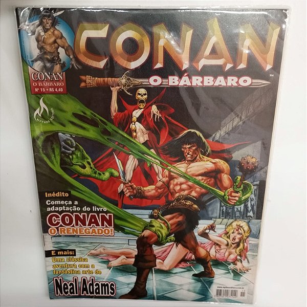 Gibi Conan Nº 15 - Conan o Barbaro Autor Começa a Adaptação do Livro Conan Renegado [usado]