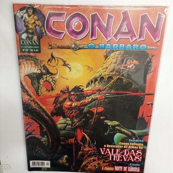 Gibi Conan Nº 20 - Conan o Barbaro Autor Conan Enfrenta , o Devorador de Almas no Vale das Trevas [usado]