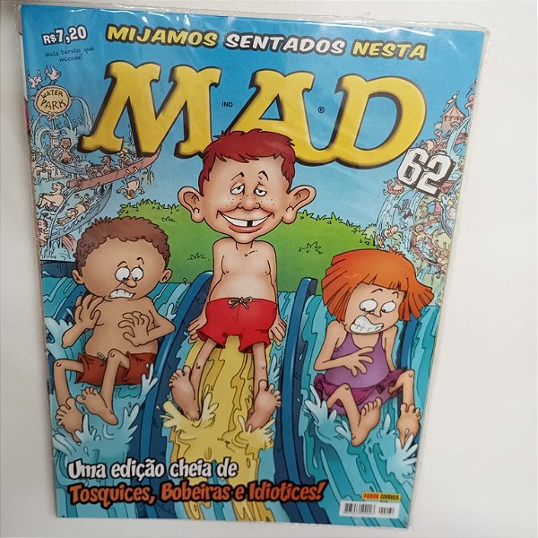 Gibi Mad Nº 62 Autor Uma Edição Cheia de Tosquices , Bobeiras e Idiotices [usado]