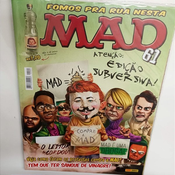 Gibi Mad Nº 61 Autor Veja Como Foram os Processos contra a Mad [usado]