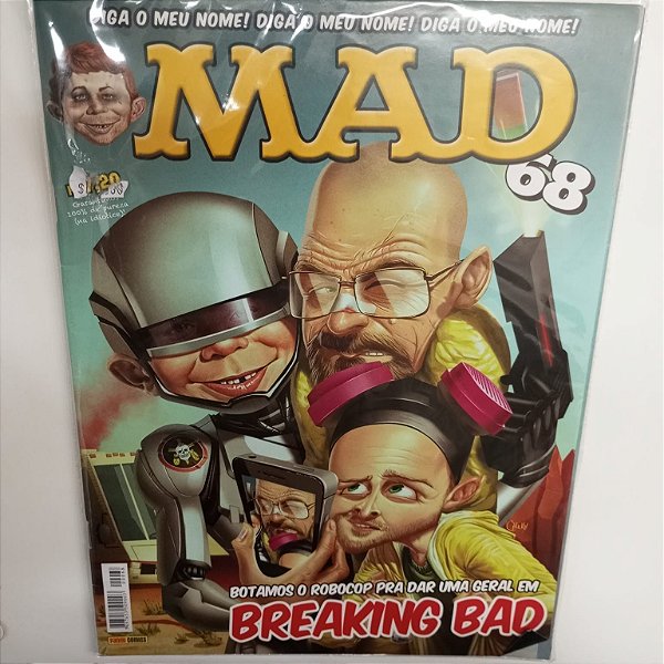 Gibi Mad Nº 68 Autor Botamos o Robocop para Dar Uma Geralç em Breaking Bad [usado]