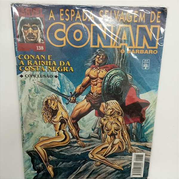 Gibi Conan Nº 138 - a Espada Selvagem de Conan Autor Conan e a Rainha da Costa Negra [usado]