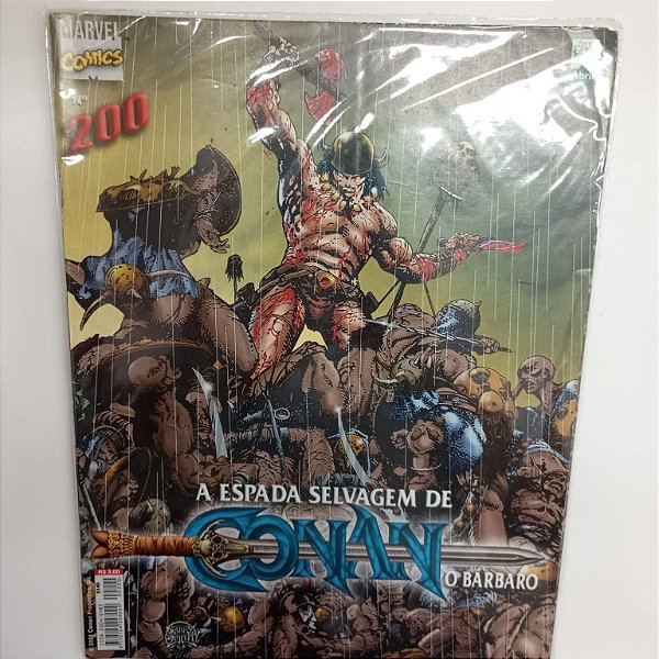 Gibi Conan Nº 200 - a Espada Selvagem de Conan Autor Marvel Comics (2001) [usado]