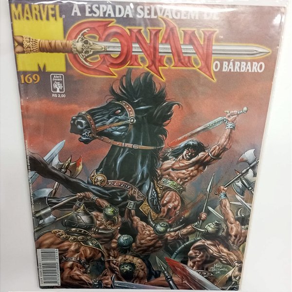 Gibi Conan Nº 169 - a Espada Selvagem de Conan Autor Marvel 169 [usado]