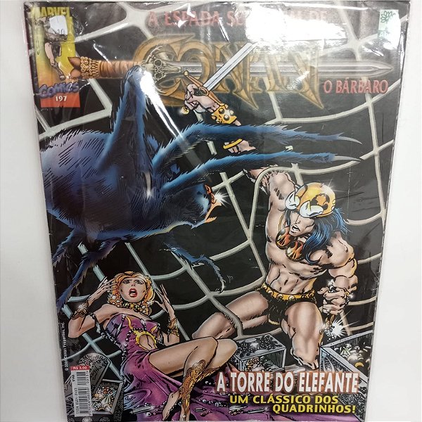 Gibi Conan Nº 197 - a Espada Selvagem de Conan Autor Comics 197 (2001) [usado]