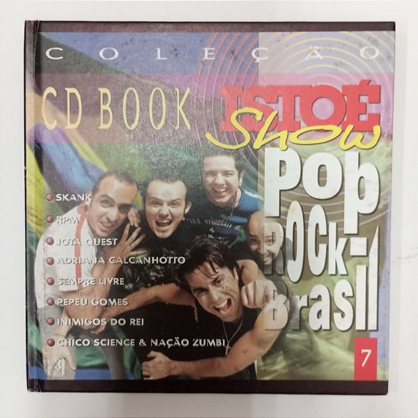 Cd Coleção Nº 7 - Cd Book Isto é Show Pop Rock Brasil Interprete Skank , Rpm , Jota Quest e Outros [usado]