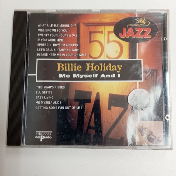 Cd Billie Holiday - Me Myself And I Interprete Billie Holiday [usado]