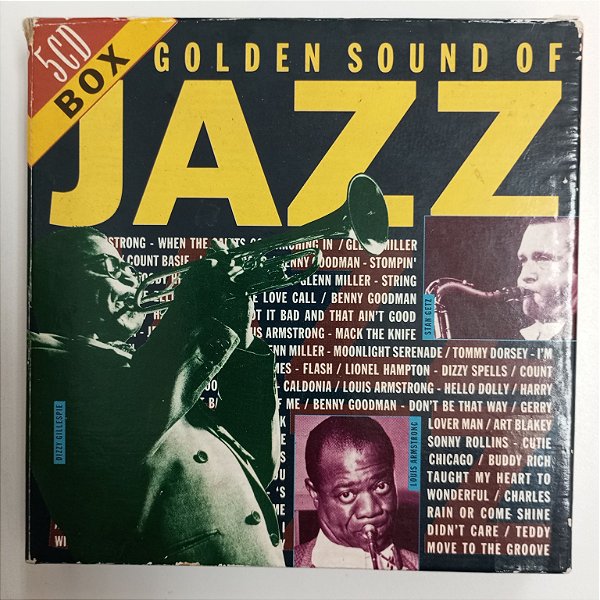 Cd Golden Sound Of Jazz - Box com Cinco Discos Interprete Varios (1993) [usado]