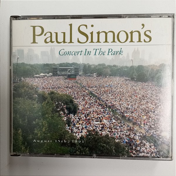 Cd Paul Simon´s - Concert In The Park /box com Dois Cds Interprete Paul Simon´s (1991) [usado]