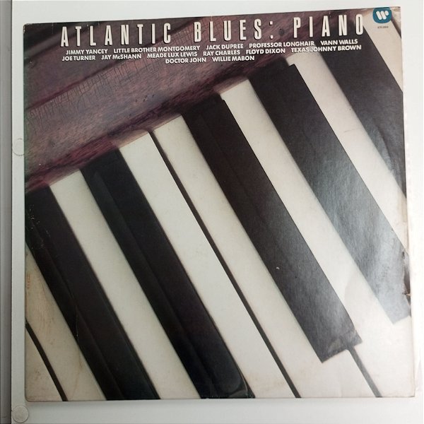 Disco de Vinil Atlantic Blues ; Piano Album com Dois Discos Interprete Varios (1987) [usado]