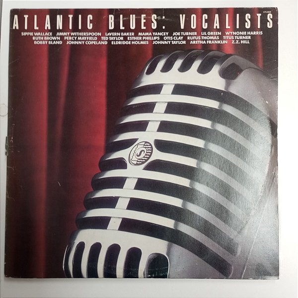 Disco de Vinil Atlantic Blues : Vocalists Album com Dois Discos Interprete Varios (1987) [usado]