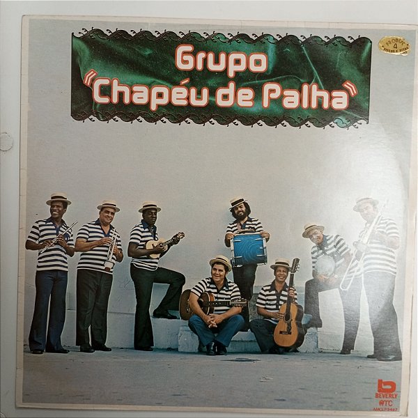 Disco de Vinil Grupo Chapéu de Palha Interprete Grupo Chapéu de Palha (1977) [usado]