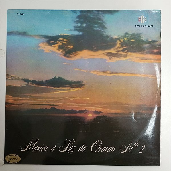 Disco de Vinil Música a Luz da Oração Nº 2 Interprete Simonetti e Orquestra (1960) [usado]