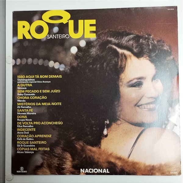 Disco de Vinil Roque Santeiro Nacional Interprete Varios (1985) [usado]