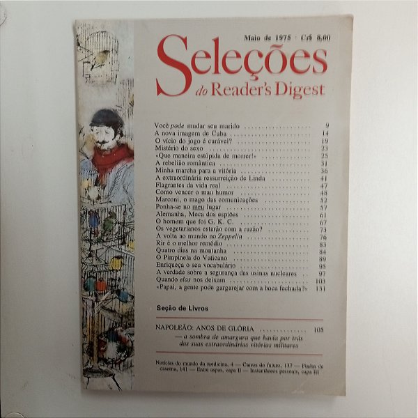 Revista Revista Reader´s Digest Seleções Maio 75 Autor R5evista Seleções (1975) [usado]
