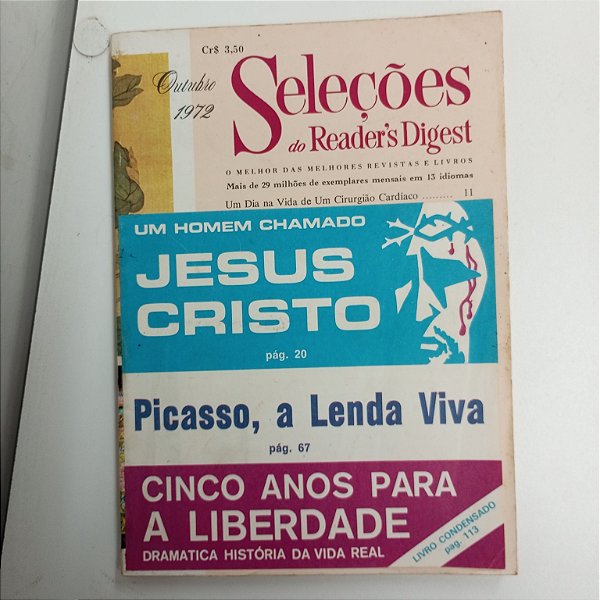 Revista Revista Reader´s Digest Seleções Outubro 72 Autor Revista Seleções (1972) [usado]