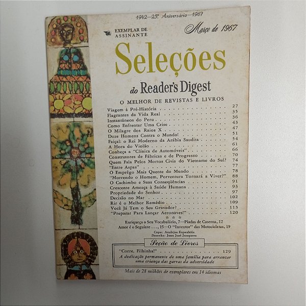 Livro Revista Reader´s Digest Seleções Março 67. Autor Revista Seleções (1967) [usado]