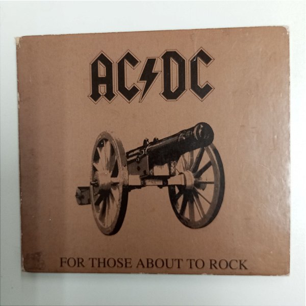 Cd Ac/dc - For Those About To Rock Interprete Ac/dc [usado]