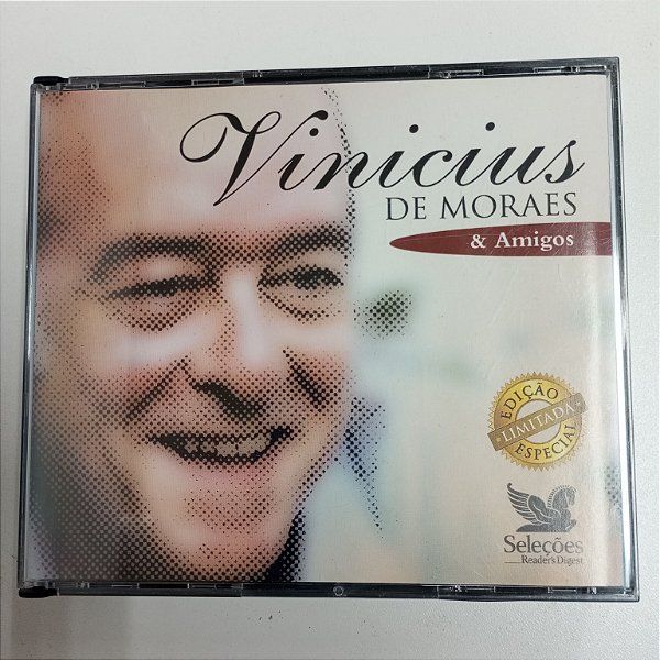 Cd Vinicius de Moraes e Amigos Box com com Cinco Cds Interprete Vinicius de Moraes e Convidados [usado]
