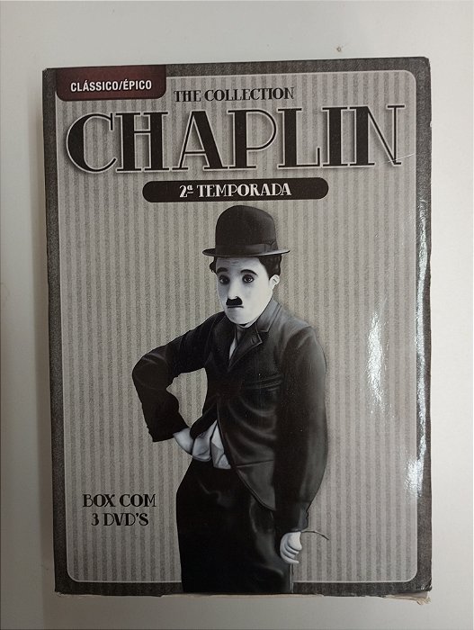Dvd The Chaplin Colection - 2º Temporada Box com Tres Dvds Editora Charlie Chaplin [usado]