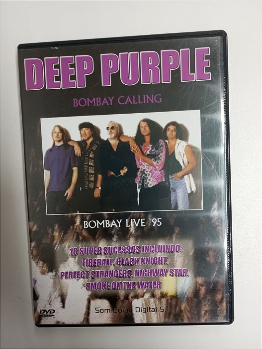 Dvd Deep Purple - Bombay Calling Editora Deep Purple [usado]