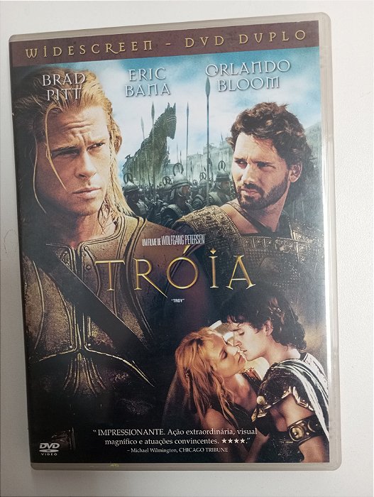 Dvd Tróia Box com Dois Dvds Editora Wolfgang Petersen [usado]