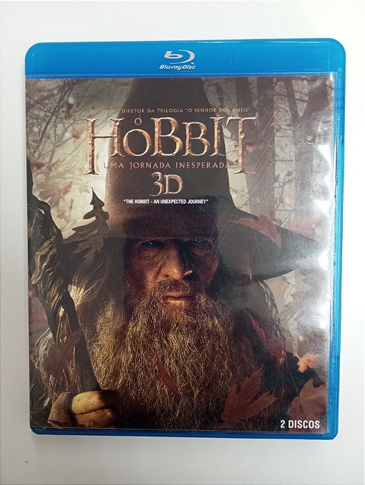 Dvd Hobit - Uma Jornada Inesperada /box com Dois Dvds / Blu-ray Disc Editora Peter Jackson [usado]