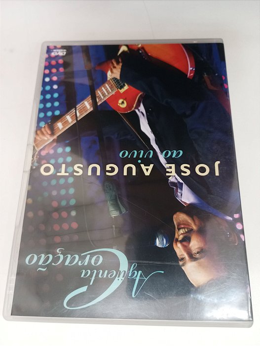 Dvd José Augusto ao Vivo - Aguenta Coração Editora Miguel Plopschi [usado]