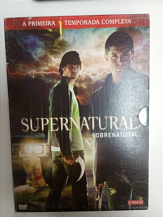 Dvd Supernatural - Sobrenatural /primeira Temporada Completa C/ 06 Dvds Editora Eric Kripke [usado]