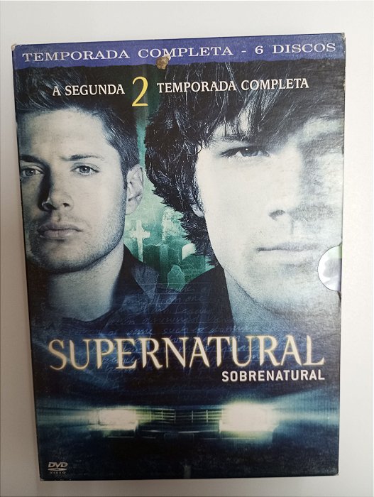 Dvd Supernatural - Sobrenatural a Segunda Temporada Completa com 06 Dvds Editora Eric Kripke [usado]