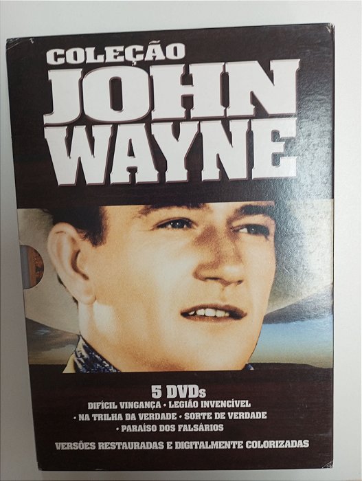 Dvd Coleção John Wayne - 05 Dvds Editora [usado]