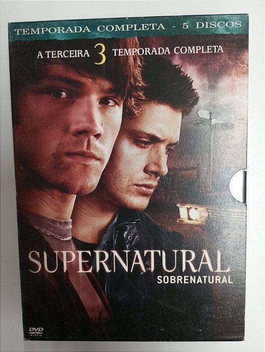 Dvd Supernatural - a Terceira Temporada Completa 5 Discos Editora Eric Kripke [usado]