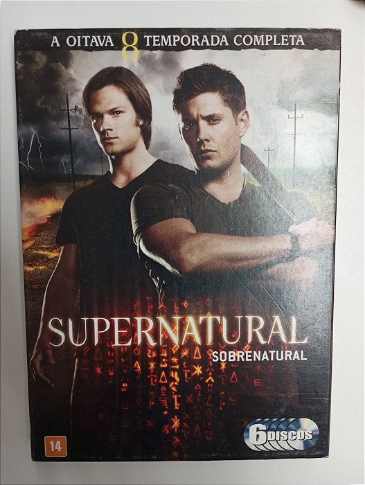 Dvd Supernatural - a Oitava Temporada Completa 06 Discos Editora Eric Kripke [usado]