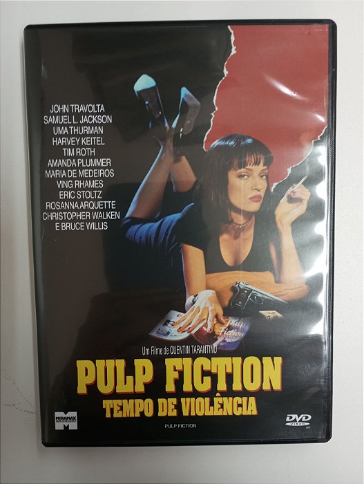Dvd Pulp Fiction - Tempo de Violência Editora Quentin Tarantno [usado]