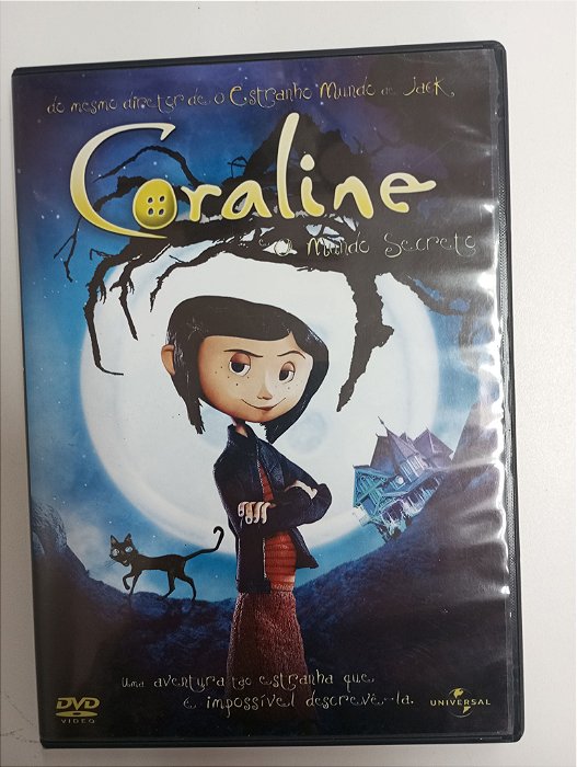 Dvd Coralina - Mundo Secrets Editora Henry Selick [usado]