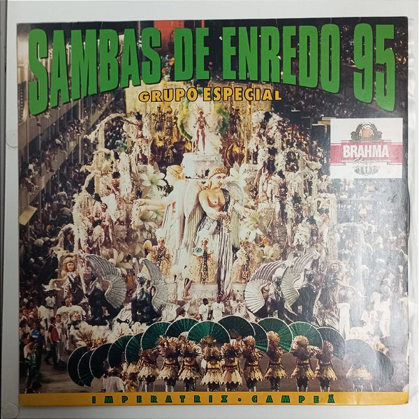 Disco de Vinil Sambas de Enredo 95- Grupo Especial Interprete Imperatriz Campeã (1994) [usado]