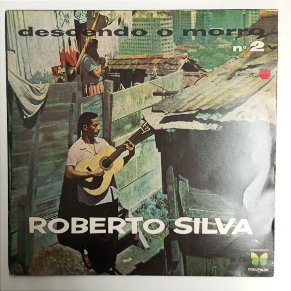 Disco de Vinil Roberto Silva Descendo o Morro Nº 2 Interprete Roberto Silva (1959) [usado]