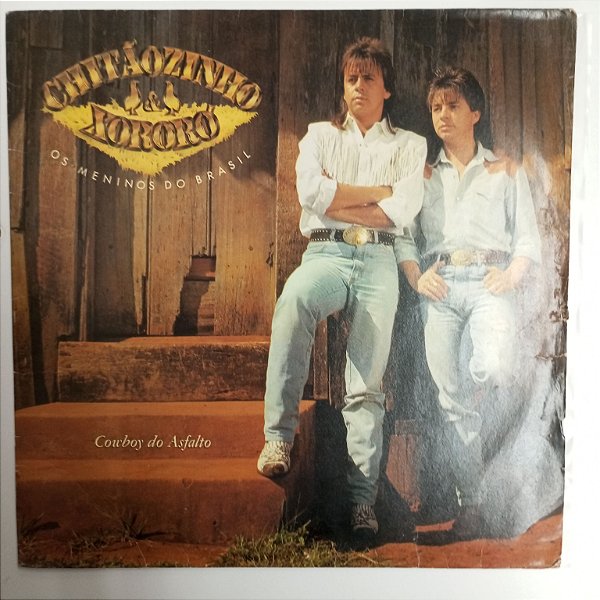 Disco de Vinil Chitãozinho e Xororó - Cowboy do Asfalto Interprete Chitãozinho e Xororó (1990) [usado]