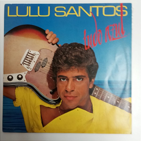 Disco de Vinil Lulu Santos - Tudo Azul Interprete Lulu Santos (1984) [usado]
