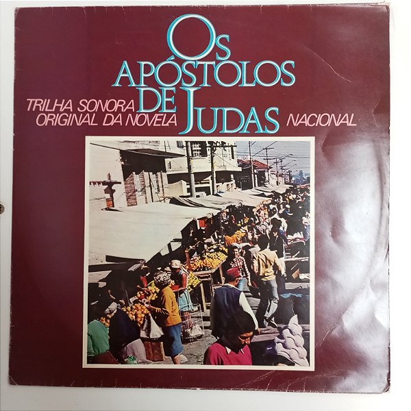 Disco de Vinil os Apóstolos de Judas - Nacional/ Trilha Sonora Original da Novela Interprete Varios (1976) [usado]