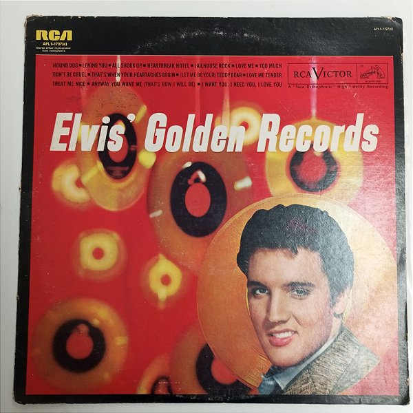 Disco de Vinil Elvis Golden Records Interprete Elvis Presley [usado]