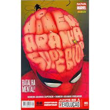 Gibi Homem-aranha Nº 05 - Nova Marvel Autor Batalha Mental! (2014) [usado]