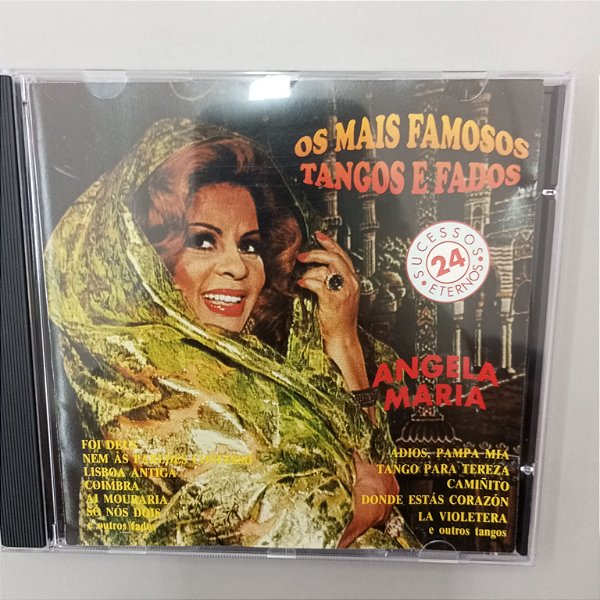 Cd Angela Maria - os Mais Famosos Tangos e Fados Interprete Angela Maria [usado]