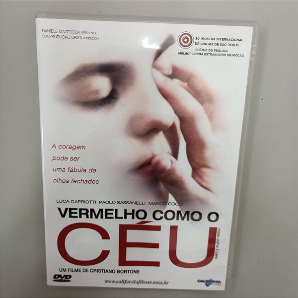 Dvd Vermelho Como o Céu Editora Christiao Bertoni [usado]