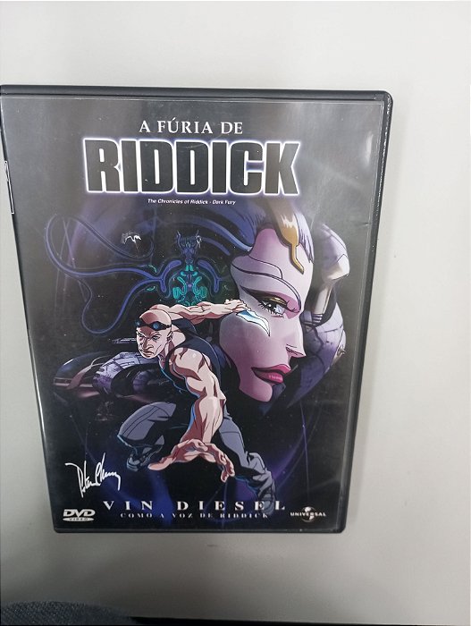 Dvd a Fúria de Riddick Editora Peter Chung [usado]