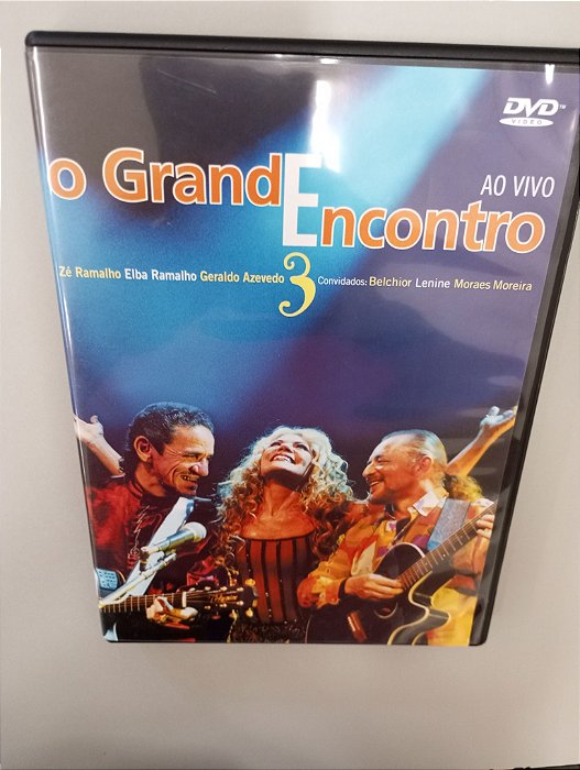 Dvd o Grande Encontro ao Vivo Editora Silvio Cesar [usado]