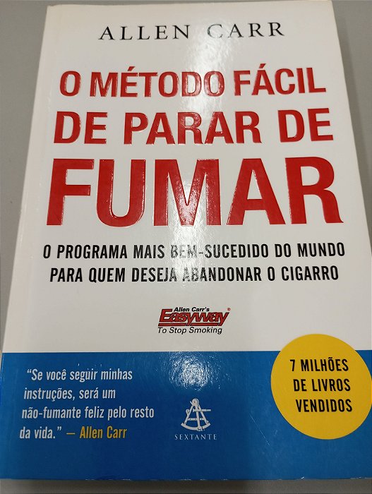 Livro o Método Fácil para Parar de Fumar Autor Carr, Allen (2006) [usado]
