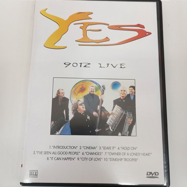 Dvd Yes - 9012 Live Editora [usado]