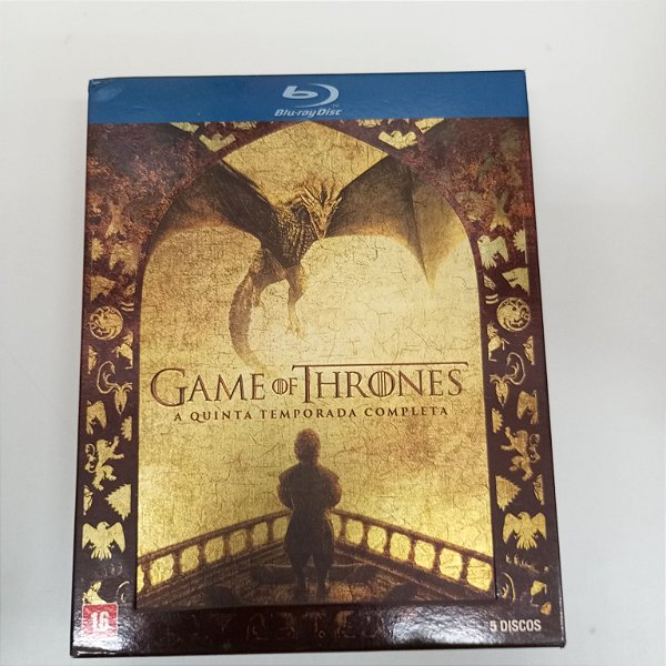 Dvd Game Of Thrones - a Quinta Temporada Completa /blu-ray Disc Editora George [usado]