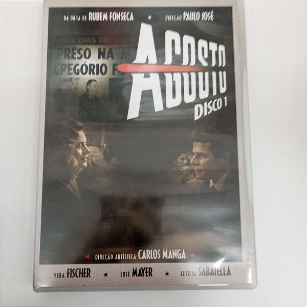 Dvd Agosto Disco 01 e 02 Editora Paulo José [usado]
